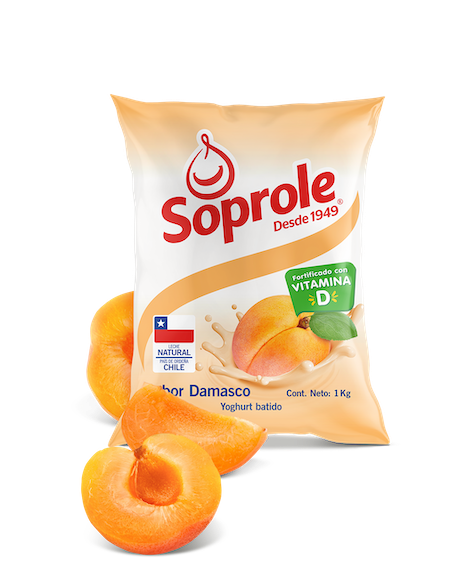 Yoghurt Batido Damasco bolsa 1Kg